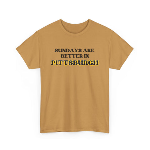 Pittsburgh Sundays - Unisex Heavy Cotton Tee