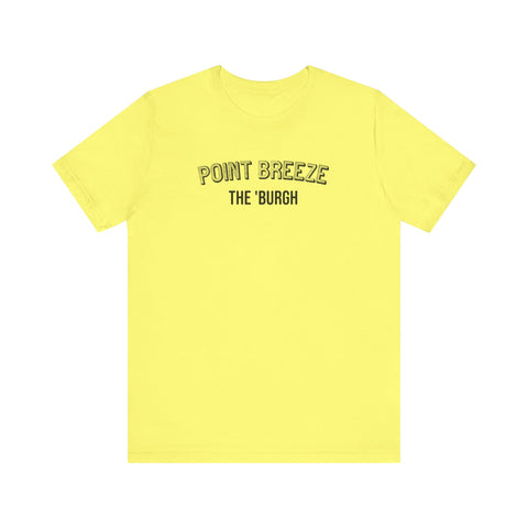 Point Breeze - The Burgh Neighborhood Series - Unisex Jersey Short Sleeve Tee T-Shirt Printify Yellow S 