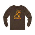 Next Man Up - Tomlin Quote - Long Sleeve Tee Long-sleeve Printify S Heather Brown