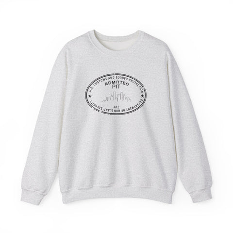Pittsburgh Border Stamp - Heavy Blend™ Crewneck Sweatshirt
