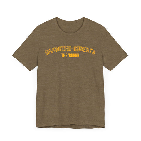 Crawford-Roberts  - The Burgh Neighborhood Series - Unisex Jersey Short Sleeve Tee T-Shirt Printify   