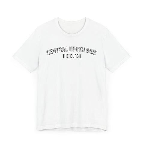 Central North Side  - The Burgh Neighborhood Series - Unisex Jersey Short Sleeve Tee T-Shirt Printify   