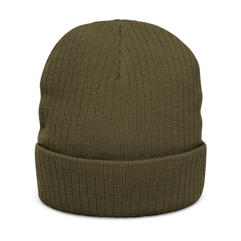 Pittsburgh Embroidered Ribbed Knit Beanie — Cozy City Script Winter Hat