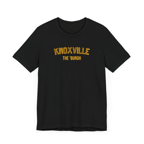 Knoxville - The Burgh Neighborhood Series - Unisex Jersey Short Sleeve Tee T-Shirt Printify Black S