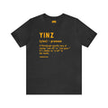 Pittsburghese Definition Series - Yinz - Short Sleeve Tee T-Shirt Printify Dark Grey Heather S 