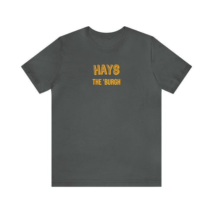 Hays  - The Burgh Neighborhood Series - Unisex Jersey Short Sleeve Tee T-Shirt Printify Asphalt S 