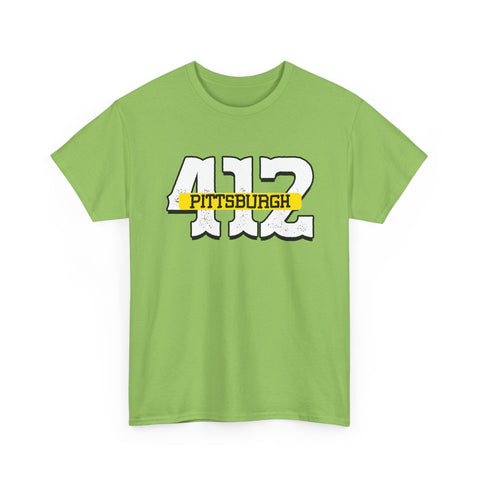412 Pittsburgh - Unisex Heavy Cotton Tee