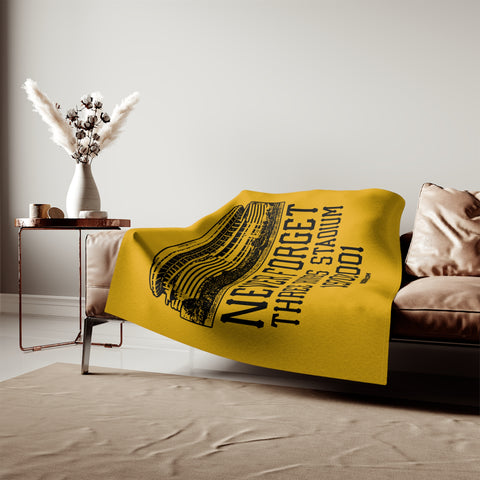 Never Forget Three Rivers Stadium Retro - Sweatshirt Blanket Home Decor Printify 60" × 50"  