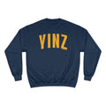 Yinz - Champion Crewneck Sweatshirt Sweatshirt Printify Navy S 