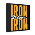 Iron Sharpens Iron  - Canvas Gallery Wrap Wall Art Canvas Printify   