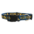 West Virginia University Pet Team ( Dog or Cat ) Collar Pet Collar Little Earth Productions   