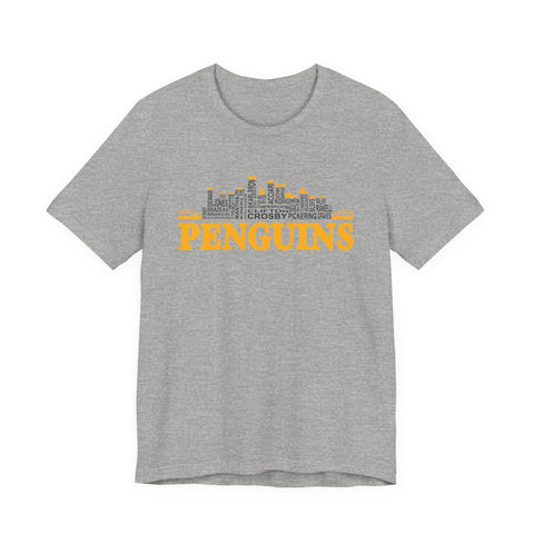 Pittsburgh Penguins City Roster - Unisex Jersey Short Sleeve Tee