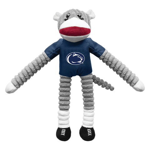 Penn State University Team Sock Monkey Pet Toy Penn State University Little Earth Productions   