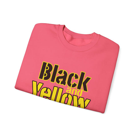 Pittsburgh Black and Yellow - Heavy Blend™ Crewneck Sweatshirt