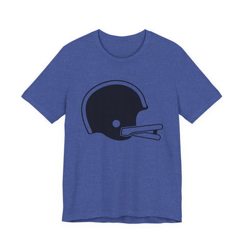 Classic Retro Football Helmet - Unisex Jersey Short Sleeve Tee