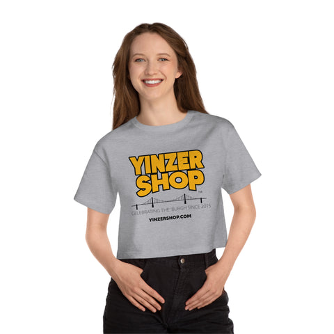 YinzerShop Serving Since 2015 - Champion Women's Heritage Cropped T-Shirt T453W T-Shirt Printify