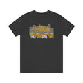 Four One Two Skyline - 412 Series - Pittsburgh T-Shirt - PRINT ON BACK - Unisex bella+canvas 3001 Short Sleeve Tee T-Shirt Printify   