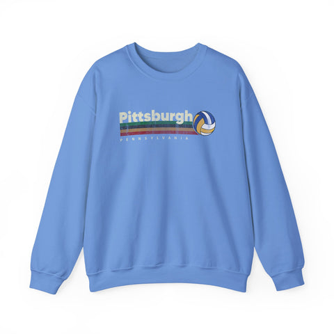 Pittsburgh Vintage Volleyball - Heavy Blend™ Crewneck Sweatshirt