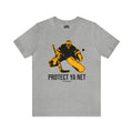 Protect Ya Net - Hockey - Short Sleeve Tee T-Shirt Printify Athletic Heather S 