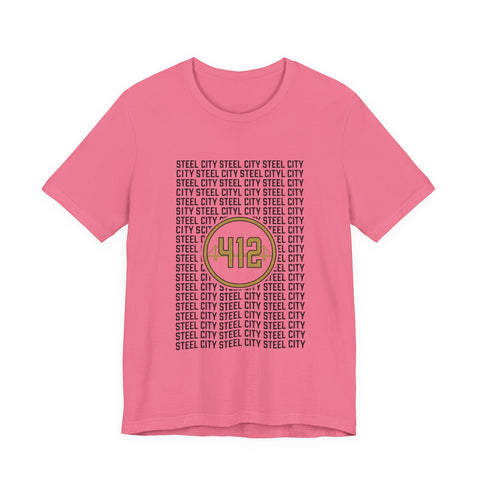 412 Steel City Tee | Pittsburgh 412 Area Code
