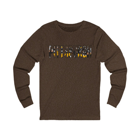 Pittsburgh Football Players - Unisex Long Sleeve Tee