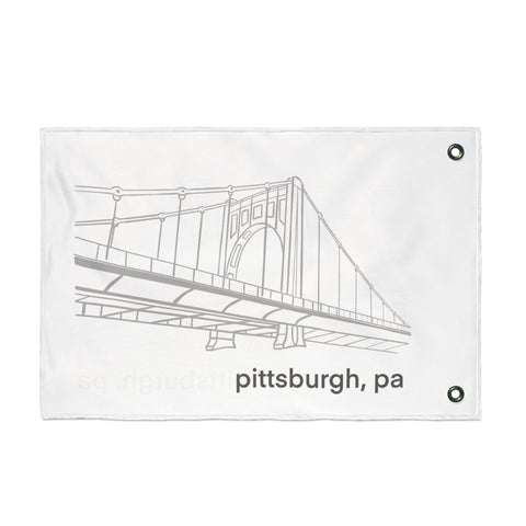 Clemente Bridge - Double Sided Flag