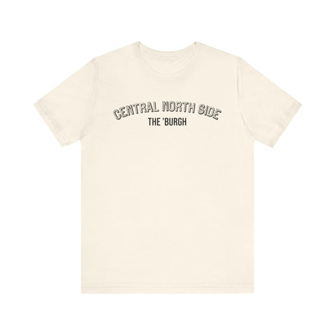 Central North Side  - The Burgh Neighborhood Series - Unisex Jersey Short Sleeve Tee T-Shirt Printify Natural S 