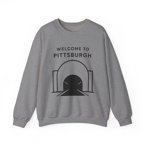 Welcome to Pittsburgh Tunnel - Heavy Blend™ Crewneck Sweatshirt