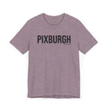 Pittsburgh PIXBURGH Short Sleeve T-Shirt T-Shirt Printify Heather Purple XS