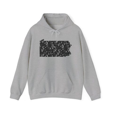 Pennsylvania Grunge - Unisex Heavy Blend™ Hooded Sweatshirt