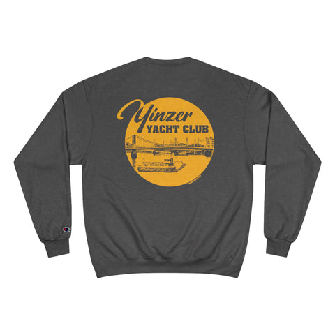 Yinzer Yacht Club - PRINT ON  BACK - Champion Sweatshirt Sweatshirt Printify   