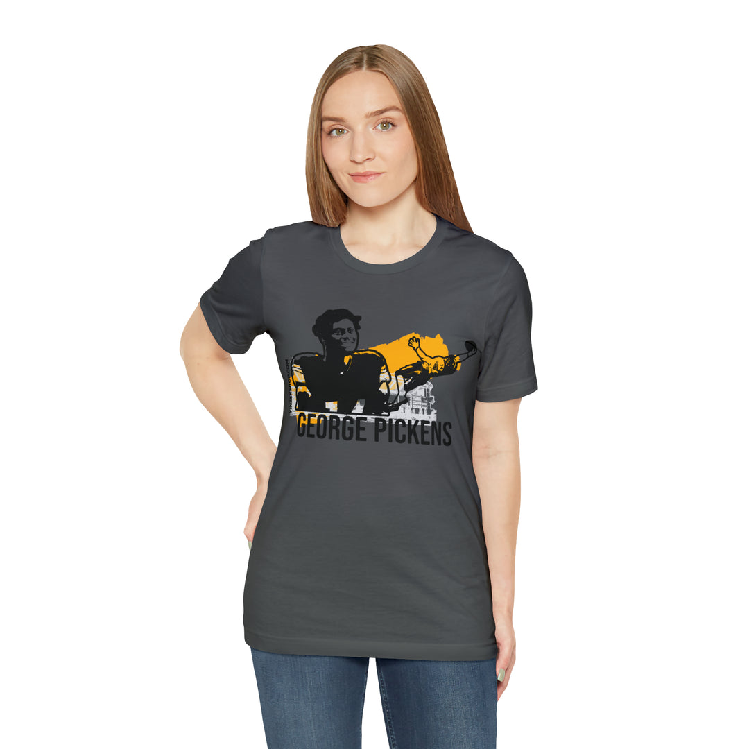 George Pickens Pittsburgh Headliner Series T-Shirt - Short Sleeve Tee T-Shirt Printify   