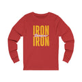 Iron Sharpens Iron - Tomlin Quote - Long Sleeve Tee Long-sleeve Printify XS Red 