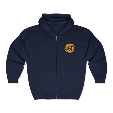 Certified Yinzer Unisex Heavy Blend™ Full Zip Hooded Sweatshirt Hoodie Printify S Navy