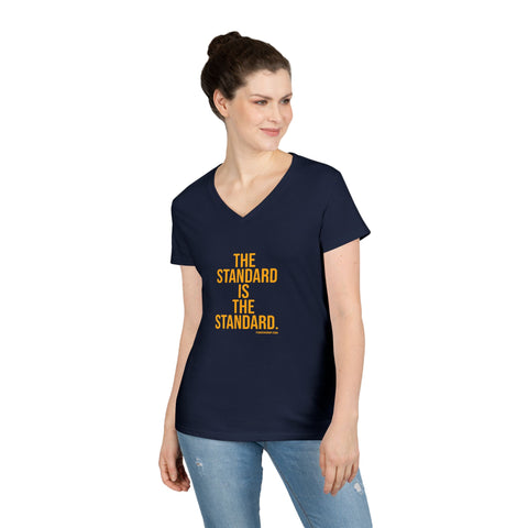 The Standard is the Standard - Ladies' V-Neck T-Shirt V-neck Printify