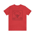 Famous Pittsburgh Sports Plays - Clemente is WS MVP - 1971 World Series - Short Sleeve Tee T-Shirt Printify Heather Red S 