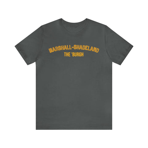 Marshall-Shadeland - The Burgh Neighborhood Series - Unisex Jersey Short Sleeve Tee T-Shirt Printify Asphalt L 