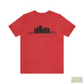 Pittsburgh Downtown Skyline Simplistic Design T-Shirt  - Unisex bella+canvas 3001 T-Shirt Printify Heather Red 2XL 