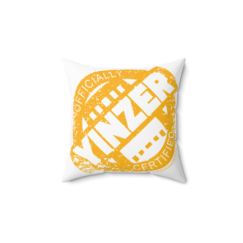 Yinzer Certified Spun Polyester Square Pillow