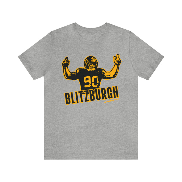 Pittsburgh Blitzburgh - Short Sleeve Tee T-Shirt Printify Athletic Heather S 