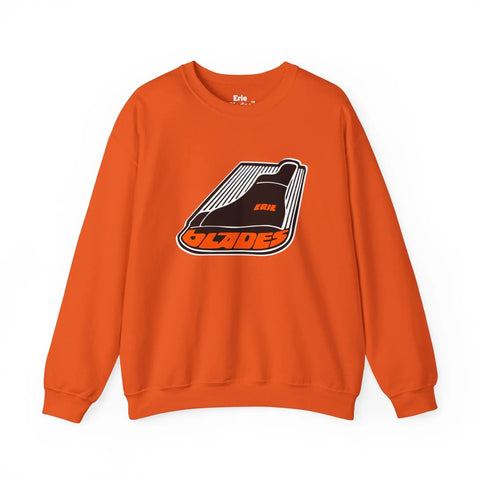 Erie Blades™ Crewneck Sweatshirt Sweatshirt Vintage Ice Hockey   