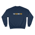 The Four One Two - Area Code - Champion Crewneck Sweatshirt Sweatshirt Printify Navy M 