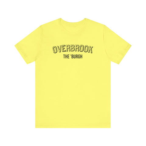 Overbrook - The Burgh Neighborhood Series - Unisex Jersey Short Sleeve Tee T-Shirt Printify Yellow S 