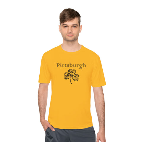Pittsburgh Irish Clover - Sport-Tek Unisex Moisture Wicking Tee