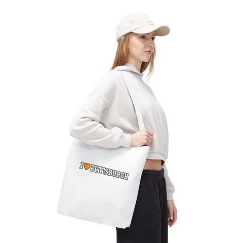 Pittsburgh Love Tote Bag — I  Pittsburgh Canvas Tote