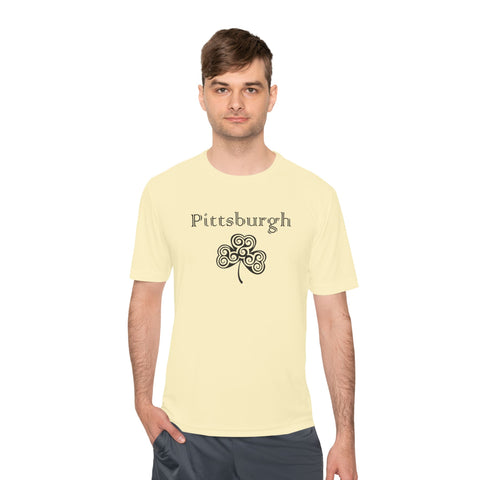 Pittsburgh Irish Clover - Sport-Tek Unisex Moisture Wicking Tee