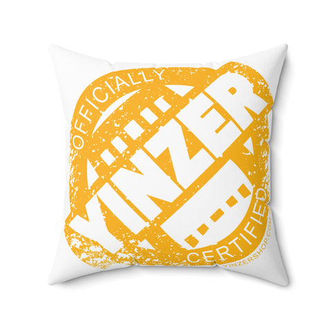 Yinzer Certified Spun Polyester Square Pillow