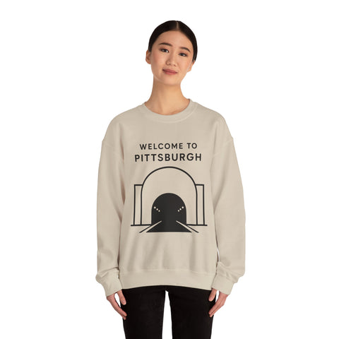 Welcome to Pittsburgh Tunnel - Heavy Blend™ Crewneck Sweatshirt