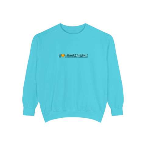I Love Pittsburgh Heart Comfort Colors® 1566 Sweatshirt
