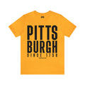 Big Pittsburgh - Short Sleeve Tee T-Shirt Printify Gold S 